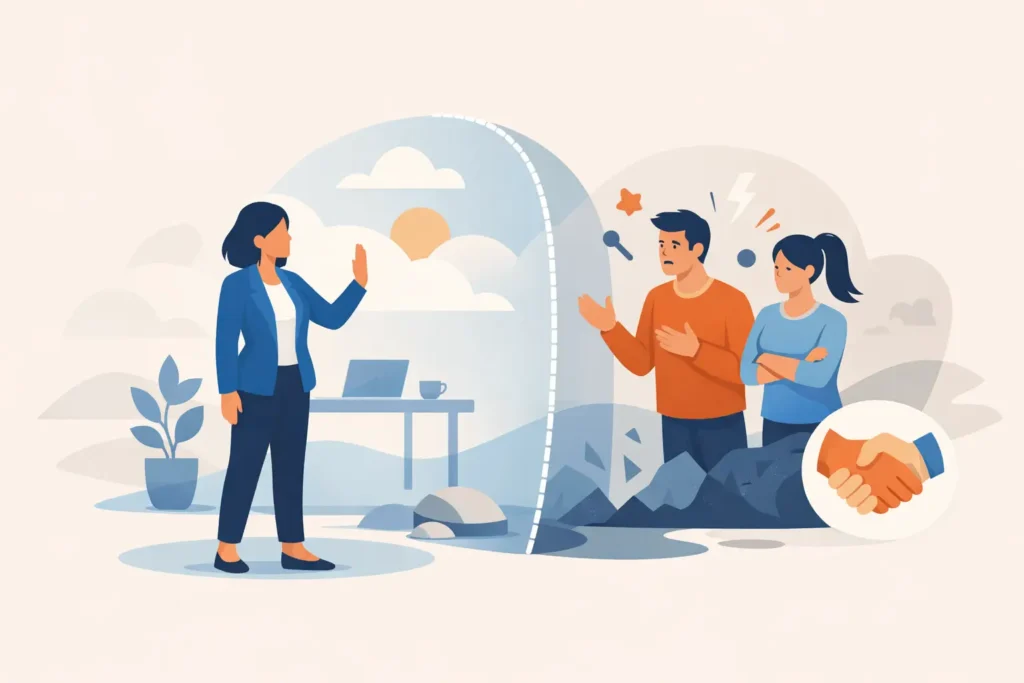How to Set Boundaries Without Guilt or Conflict