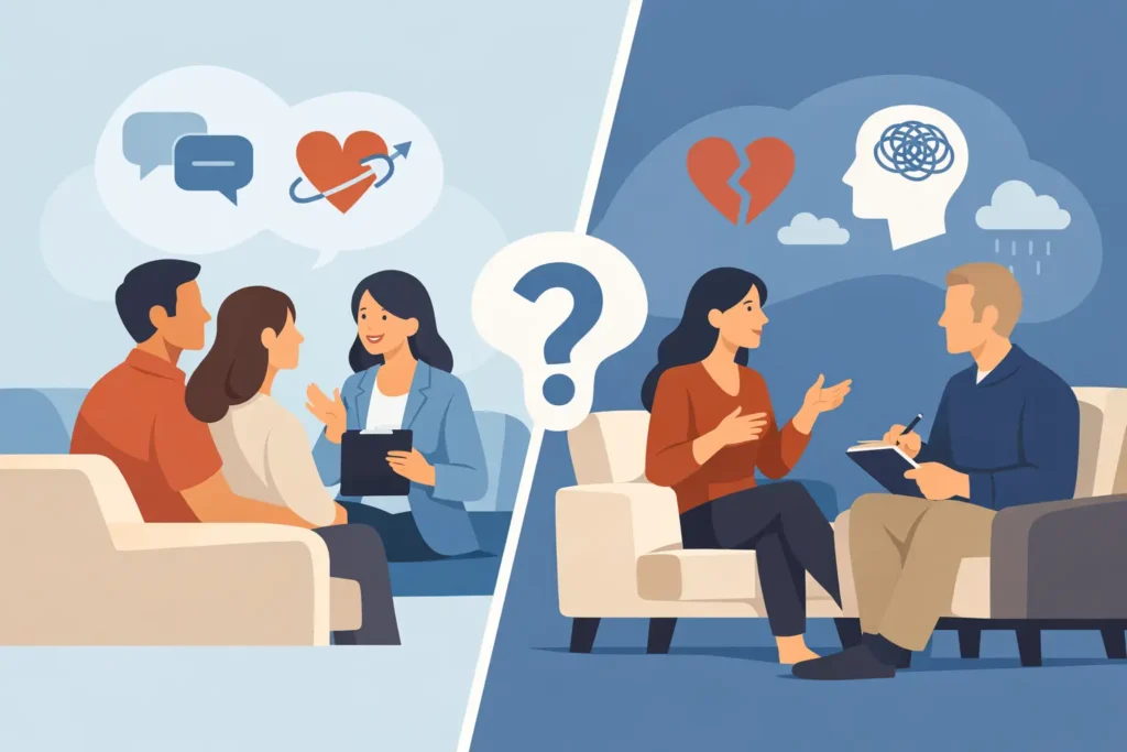 Relationship Coaching Versus Therapy: Which Helps?
