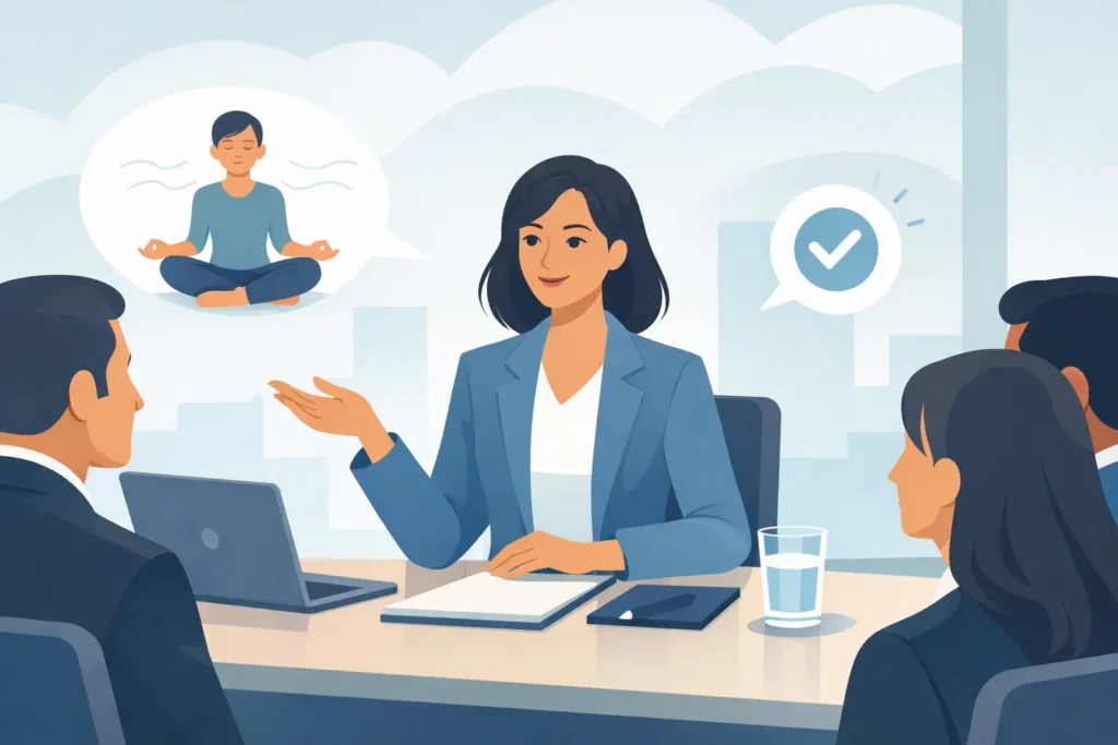 How to Speak in Meetings With Calm Confidence