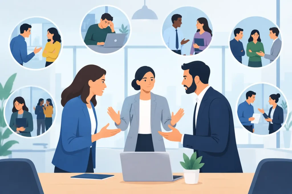 10 Workplace Conflict Examples and What to Say